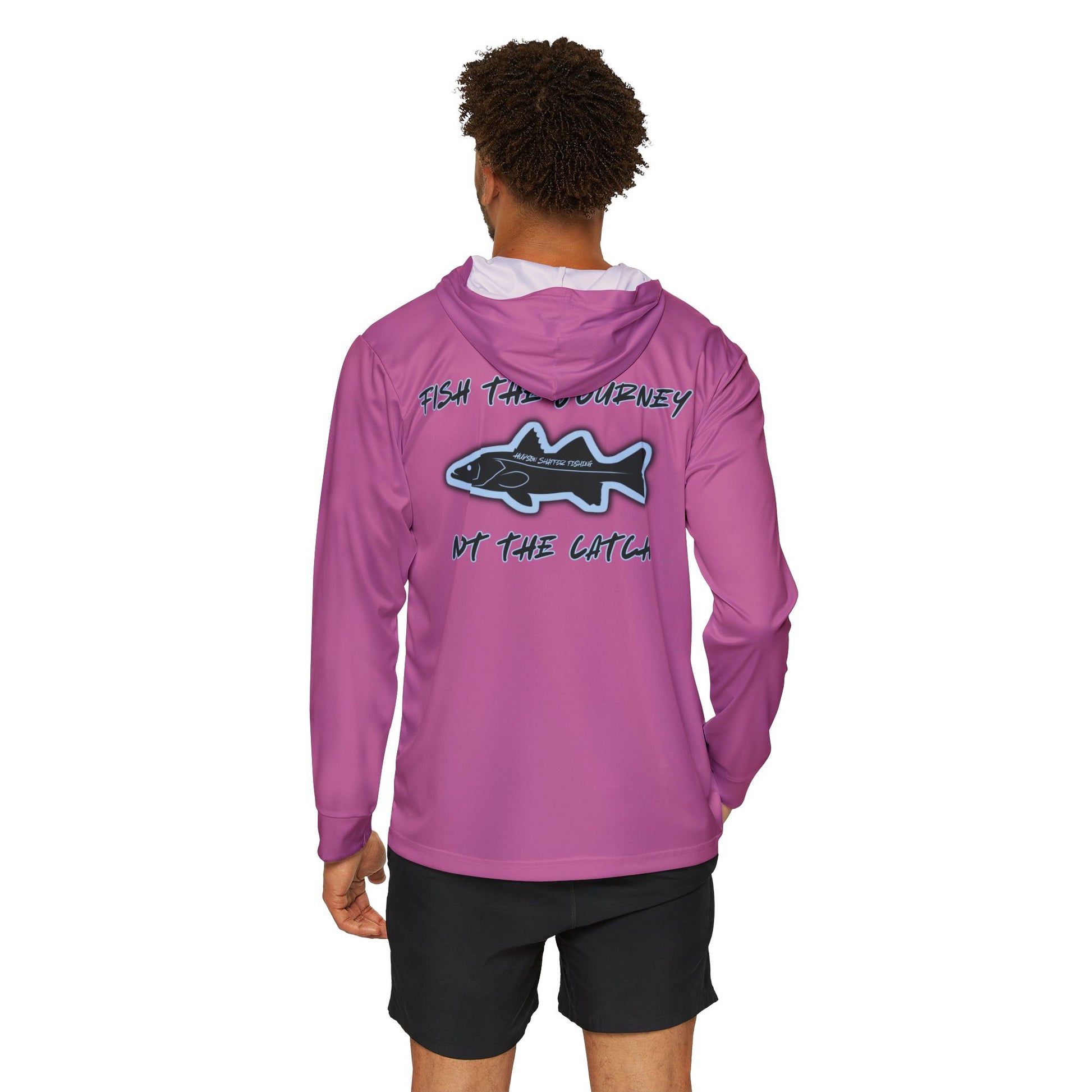 Fish The Journey UPF Hoodie (Pink)