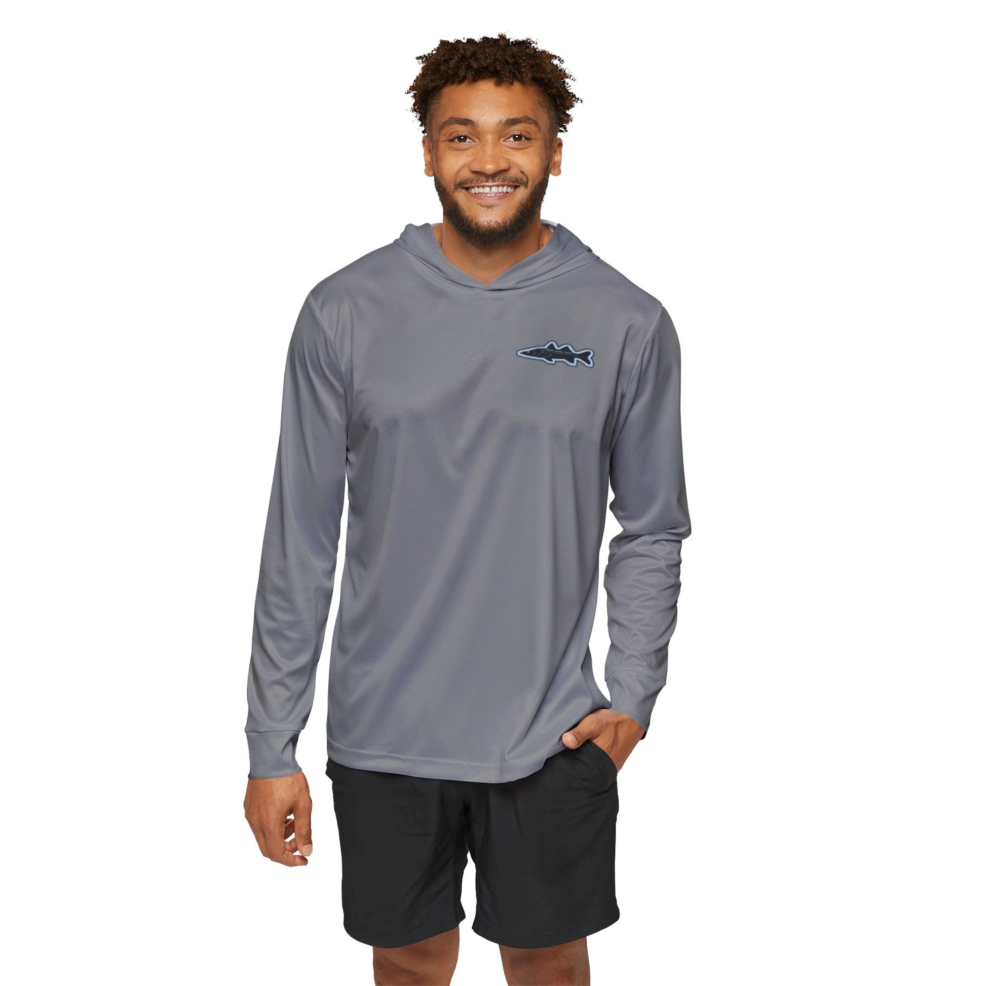 Fish The Journey UPF Hoodie (Grey)