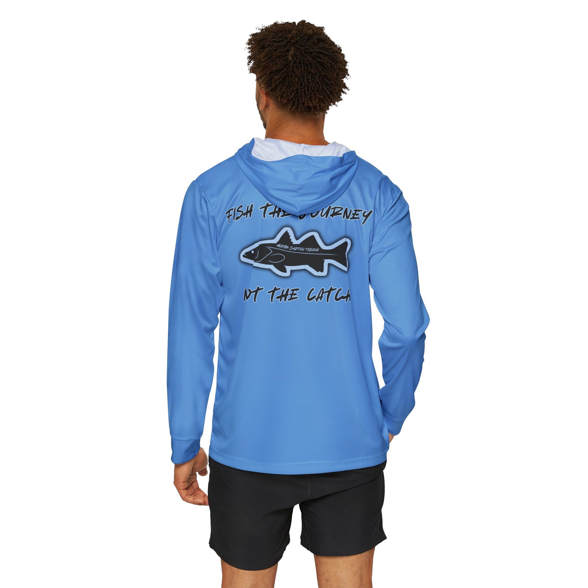 Fish The Journey UPF Hoodie (Blue)