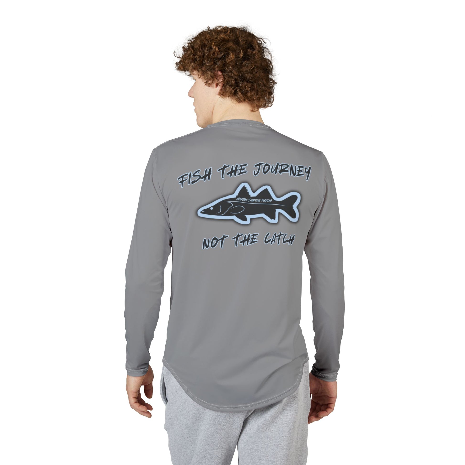 Fish The Journey UPF Long Sleeve (Grey)