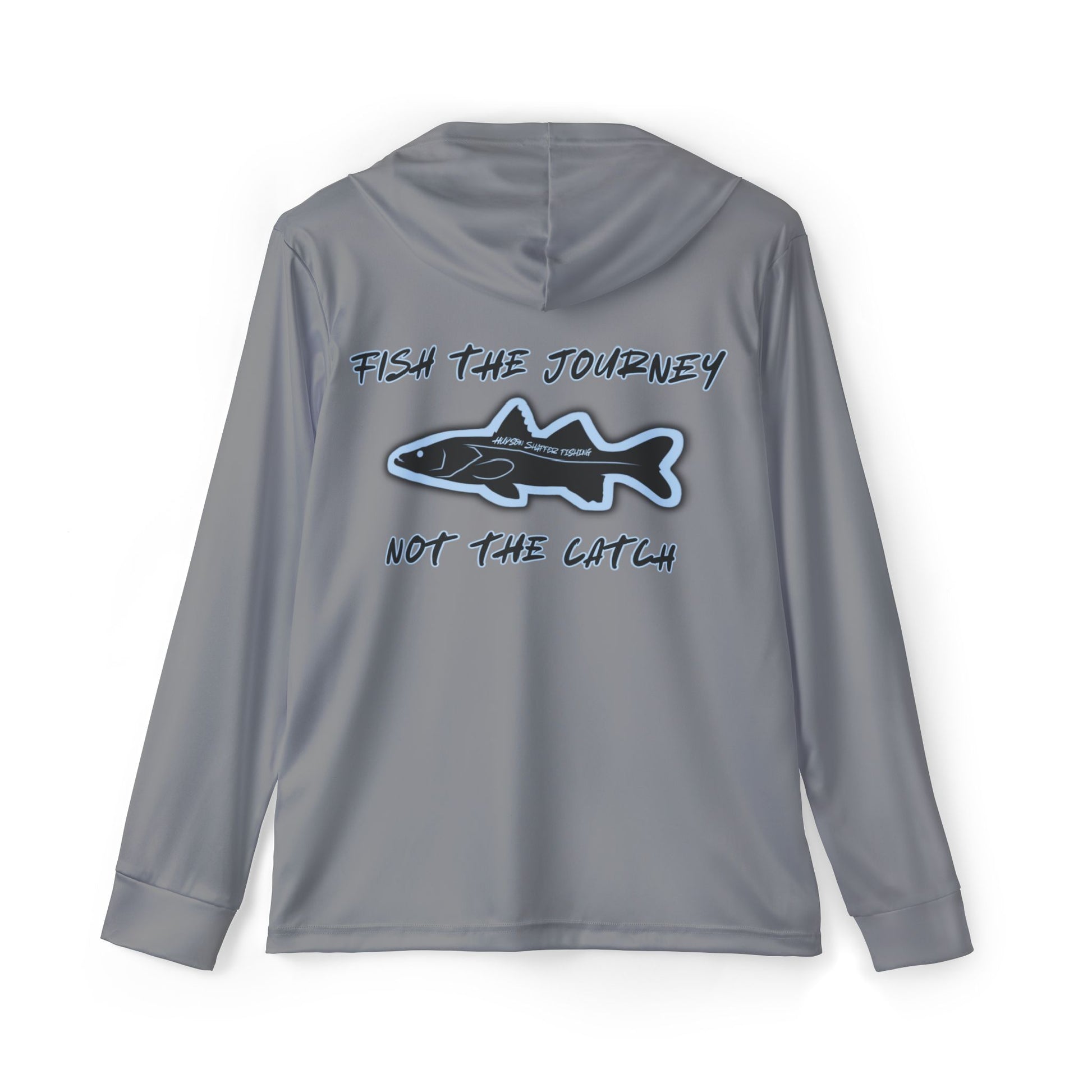 Fish The Journey UPF Hoodie (Grey)
