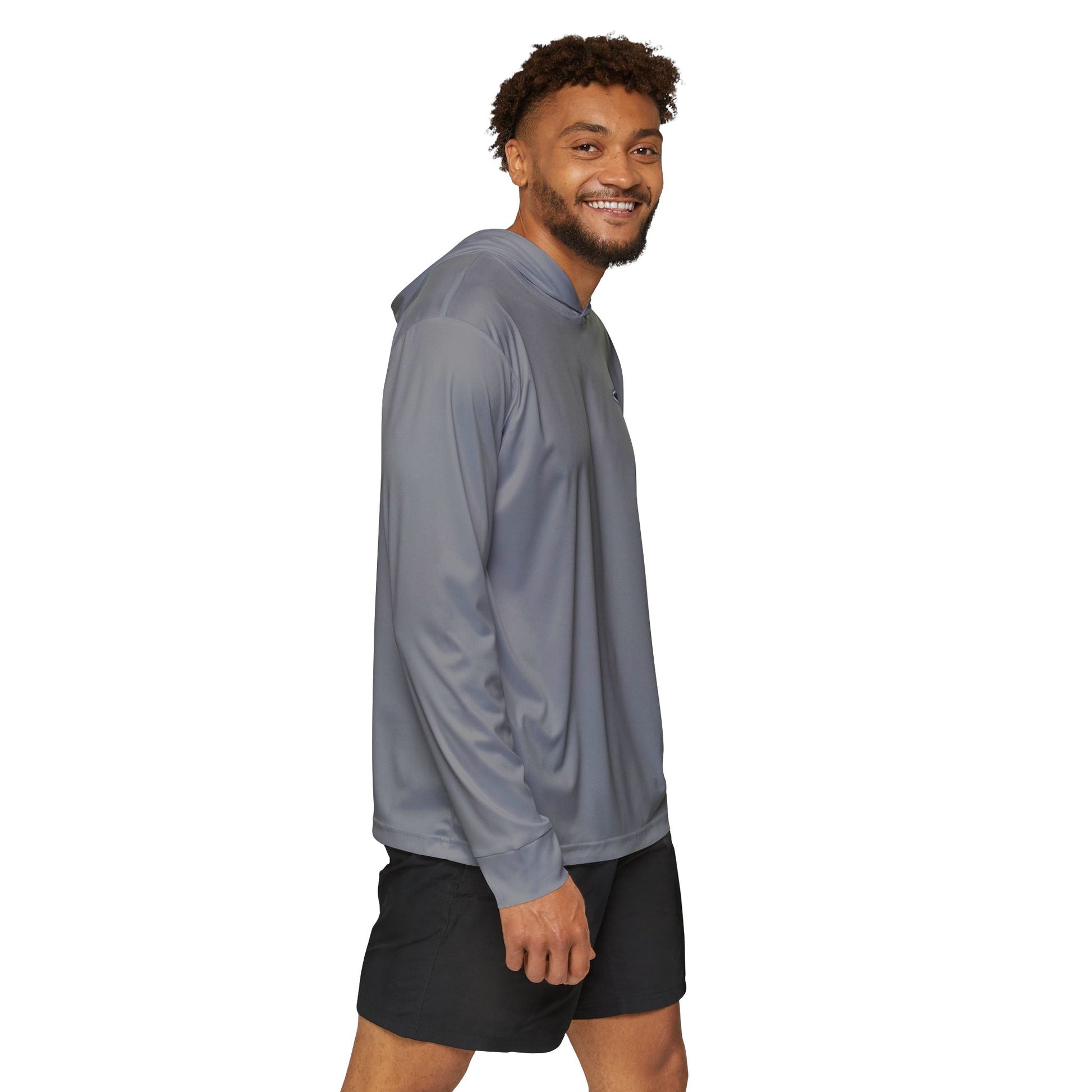 Fish The Journey UPF Hoodie (Grey)