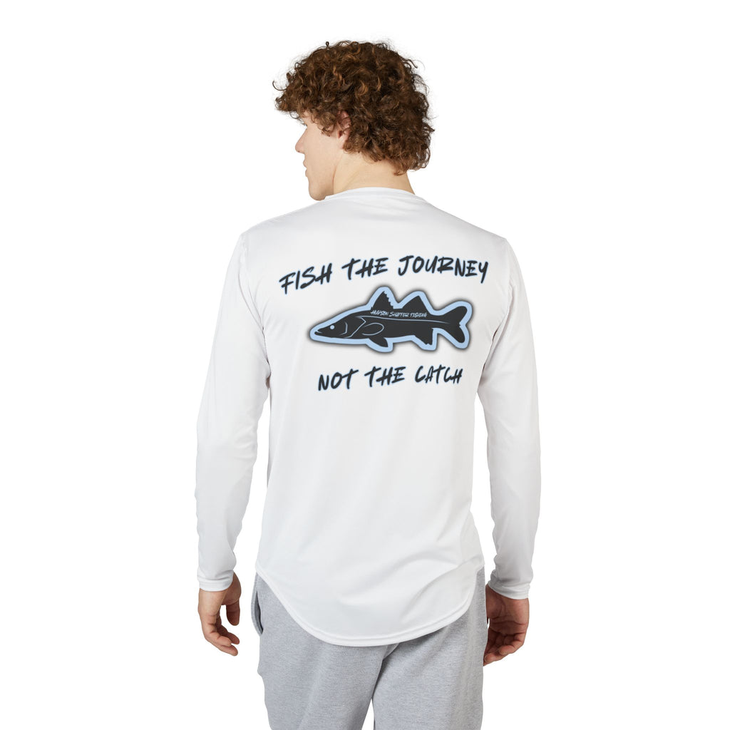 Fish The Journey UPF Long Sleeve (White)
