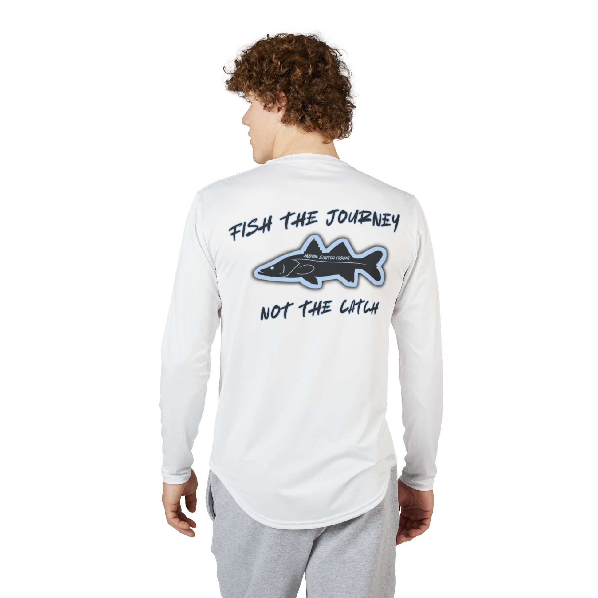Fish The Journey UPF Long Sleeve (White)