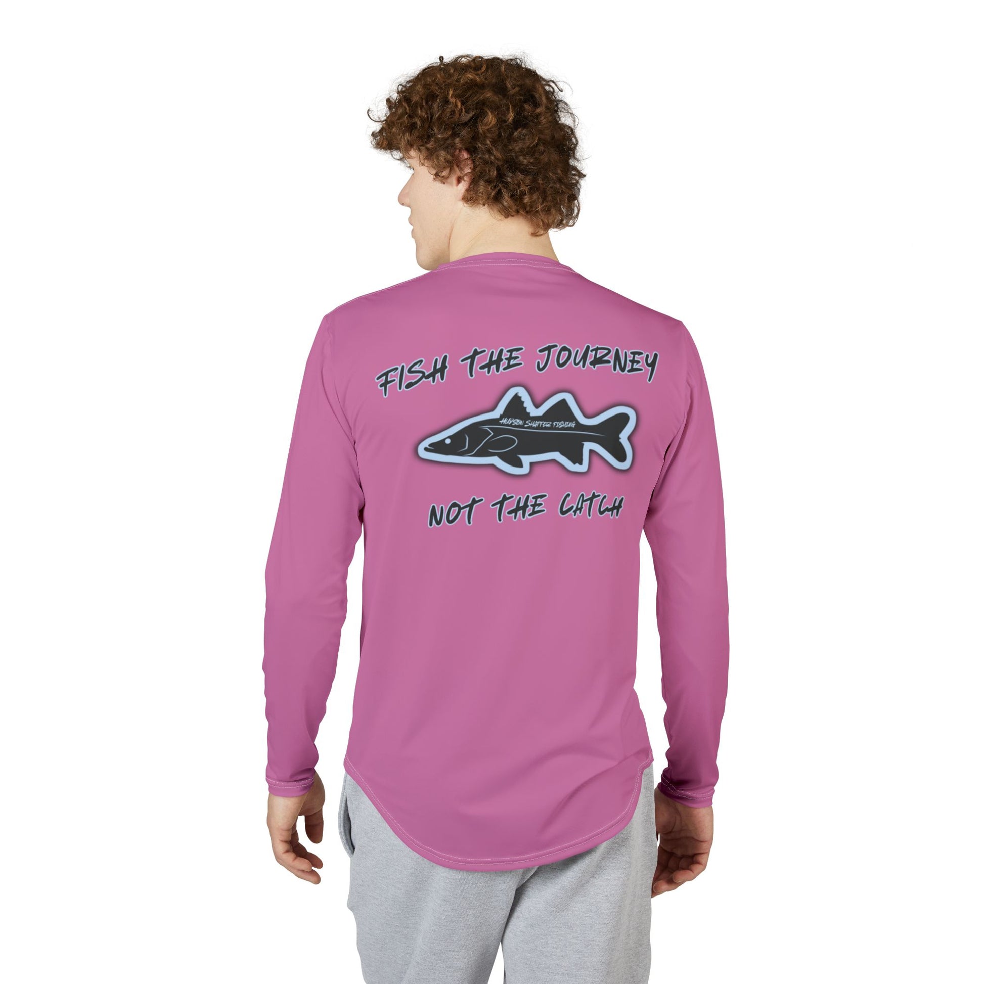 Fish The Journey UPF Long Sleeve (Pink)