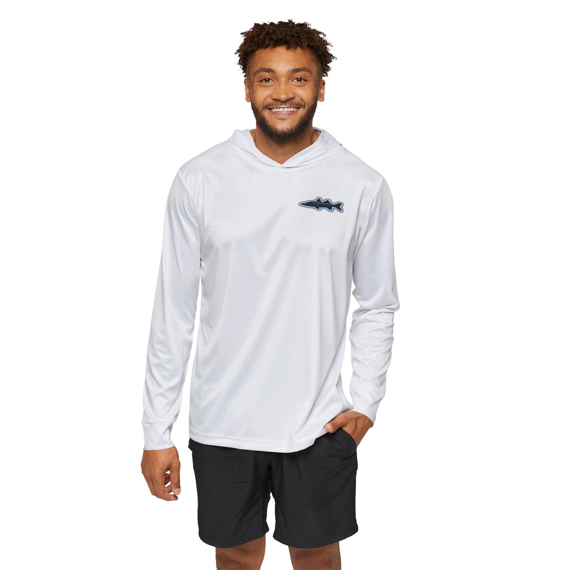 Fish The Journey UPF Hoodie (White)
