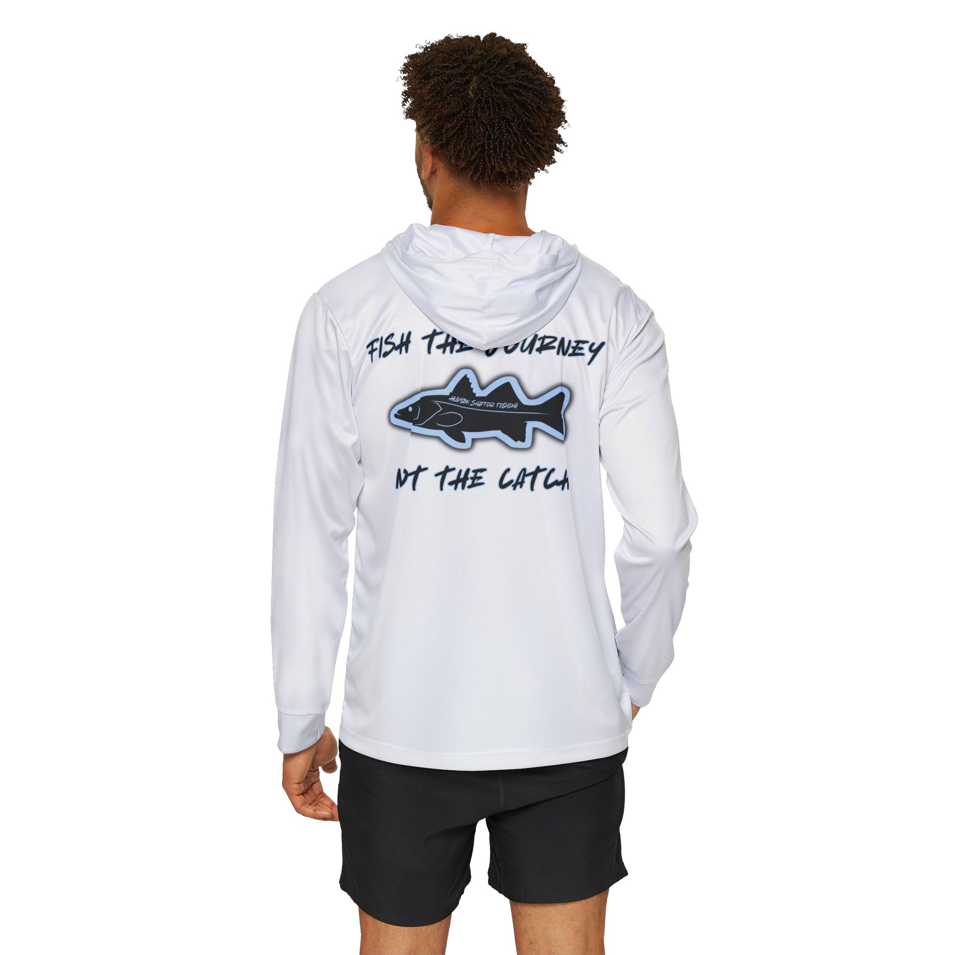 Fish The Journey UPF Hoodie (White)